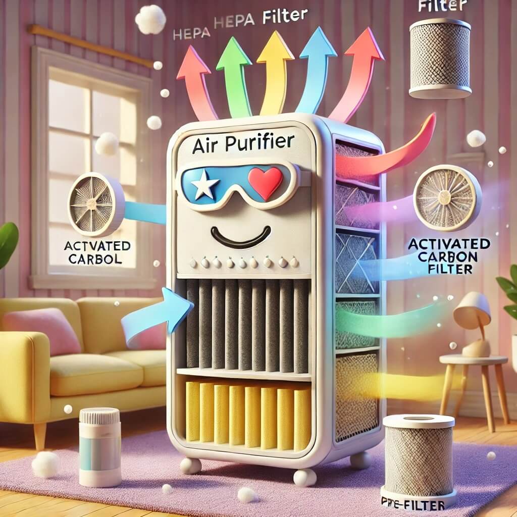 공기청정기의 작동 원리