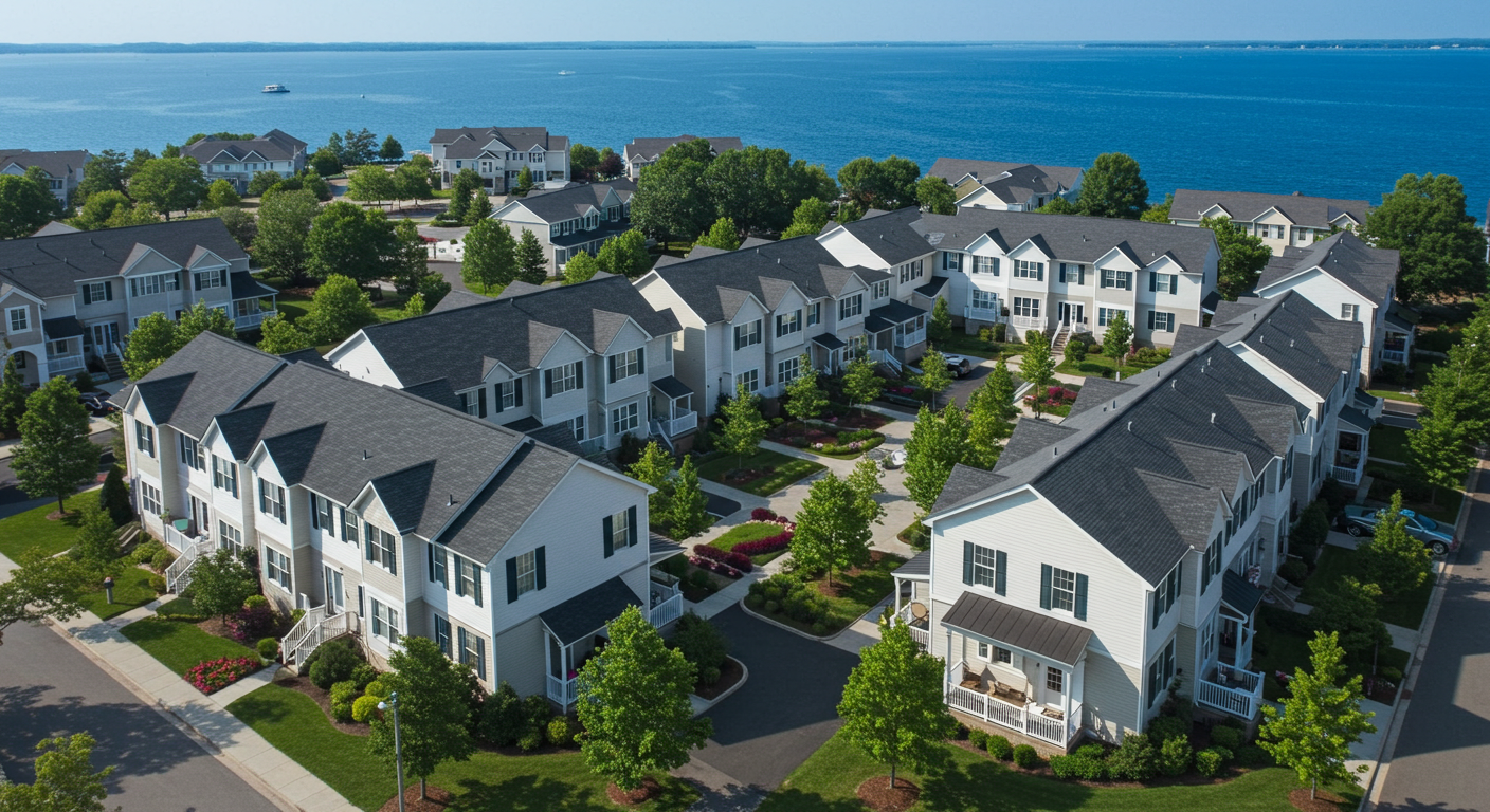 타운하우스 단지 사진