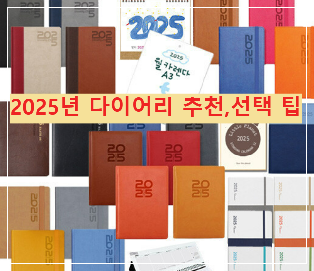 2025년- 다이어리 -추천 -선택팁