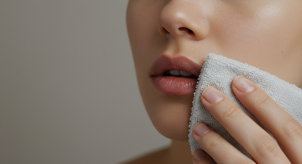 각질을 충분히 불려서 부드럽게 제거