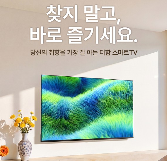 65인치 TV 추천 부모님 선물로 좋은 중소기업tv 후기 더함 스마트tv
