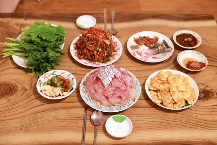 신계숙의 맛터싸이클 다이어리 민어회무침, 민어전, 민어맑은탕, 부레, 껍질, 민어회 코스요리 맛집 추천