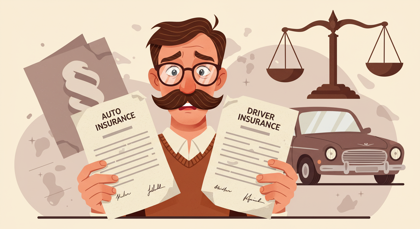 운전자 보험, 자동차 보험과 다른 점은? 보장 차이 한눈에 비교