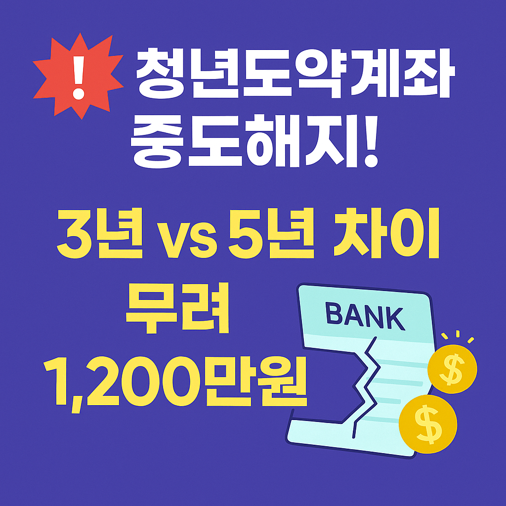 청년도약계좌 중도해지