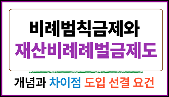 비례범칙금제와 재산비례벌금제 개념 차이 도입 효과와 전제 조건 형법 51조 분석