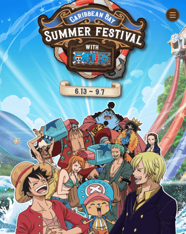 캐리비안베이×원피스 콜라보 축제