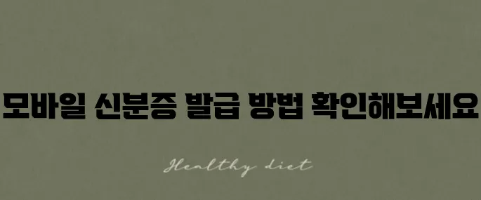 정부24 모바일 신분증으로 주민등록증 발급받는 방법을 알아보세요!