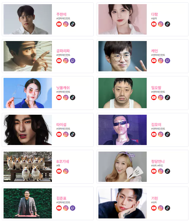 크리에이터 미디어대전 참가자