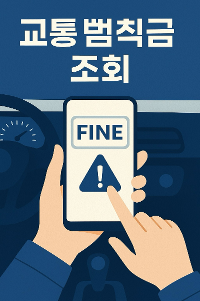 교통범칙금&amp;#44;과태료 실시간 조회 방법