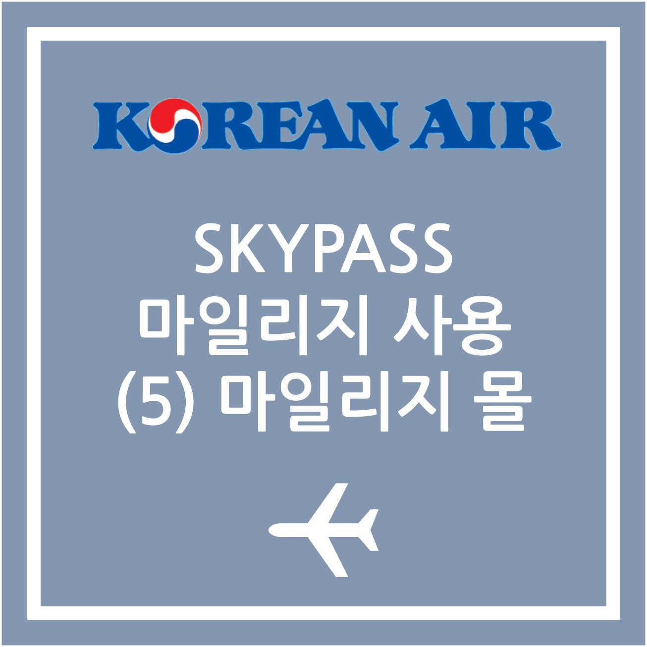 대한항공 마일리지 마일리지몰