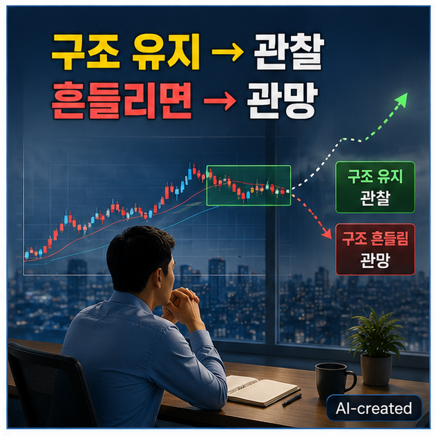 현대모비스 주가 전망에서 실제 관찰 기준과 현재 위치 판단 흐름 이미지
