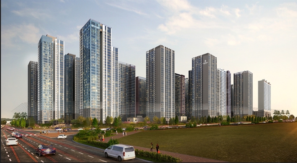 주거용 부동산에 투자할 아파트 조감도 사진