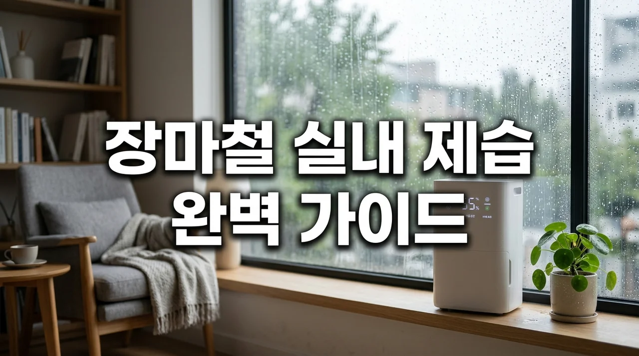 장마철 실내 제습 방법 완벽 가이드: 곰팡이 방지와 습도 낮추는 꿀팁