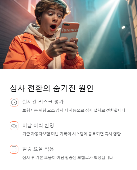 심사 전환의 원인