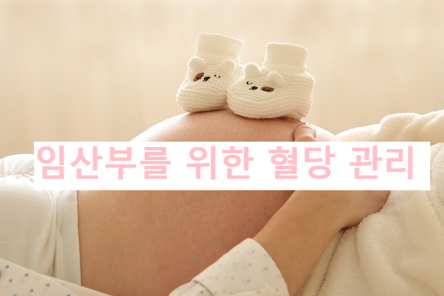 임산부를 위한 혈당 관리