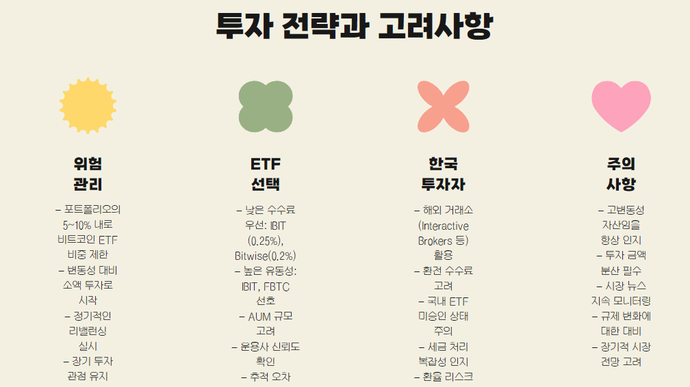 투자 전략과 고려사항