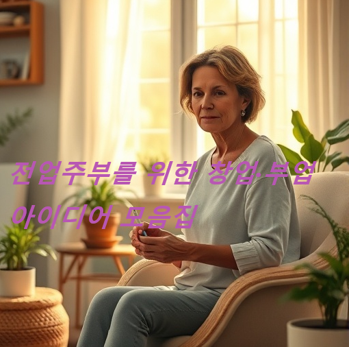 전업주부를 위한 창업&middot;부업 썸네일 이미지