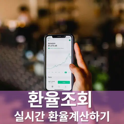 환율조회 실시간환율 쉽게 확인하는 방법