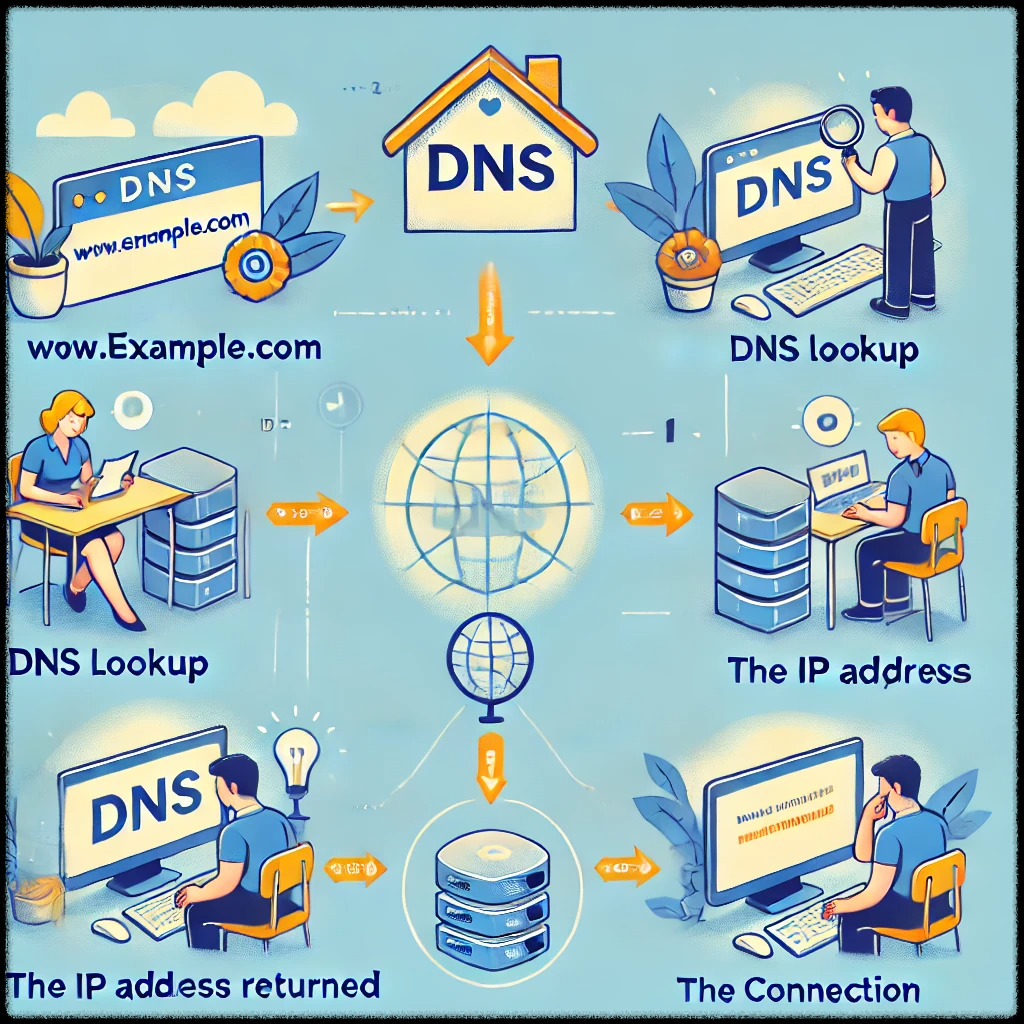 DNS 작동 과정