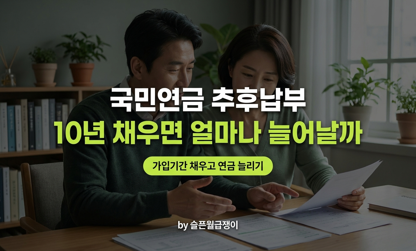창가 책상에서 서류 검토하는 부부