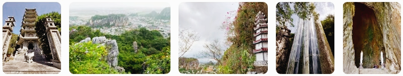 다낭 오행산의 포인트 풍경