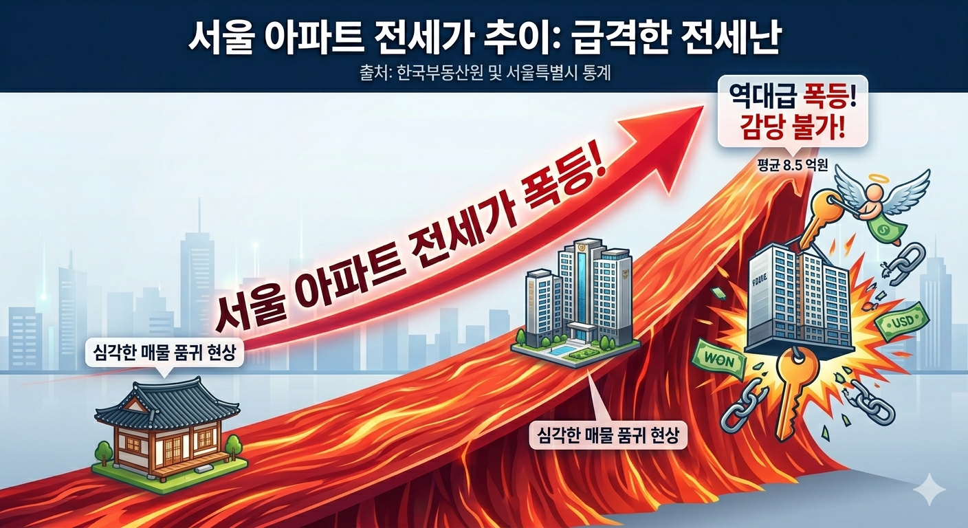 심각해진 전세난과 거주 형태의 변화