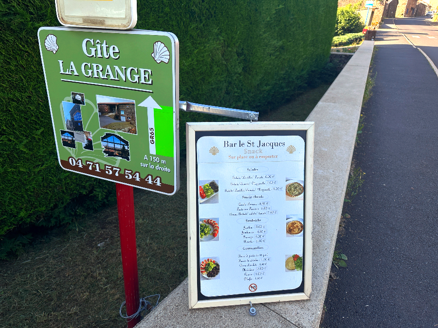 르퓌길 : 순례자 메뉴