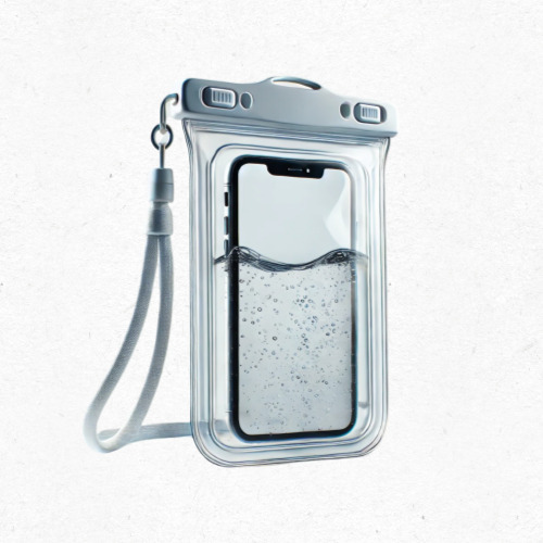 계곡 주변에서 쓰레기를 정리하는 모습