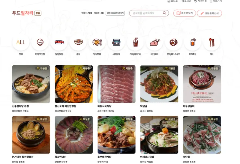 창원교차로-푸드일자리