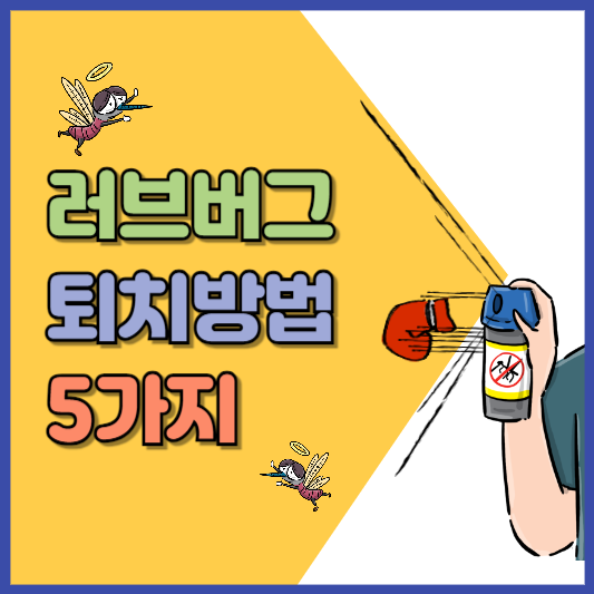 러브버그 퇴치방법 5가지 공유