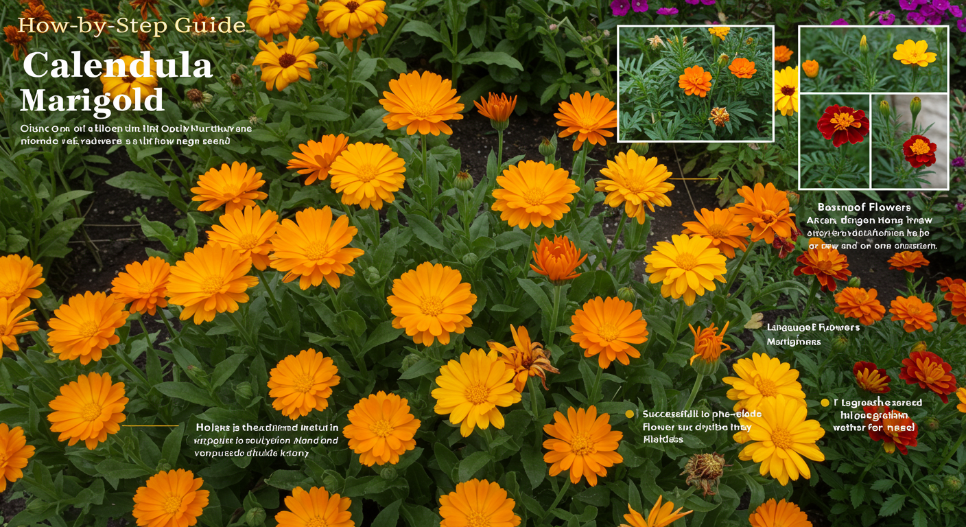 금잔화 키우기, 언제 심는 게 좋을까?