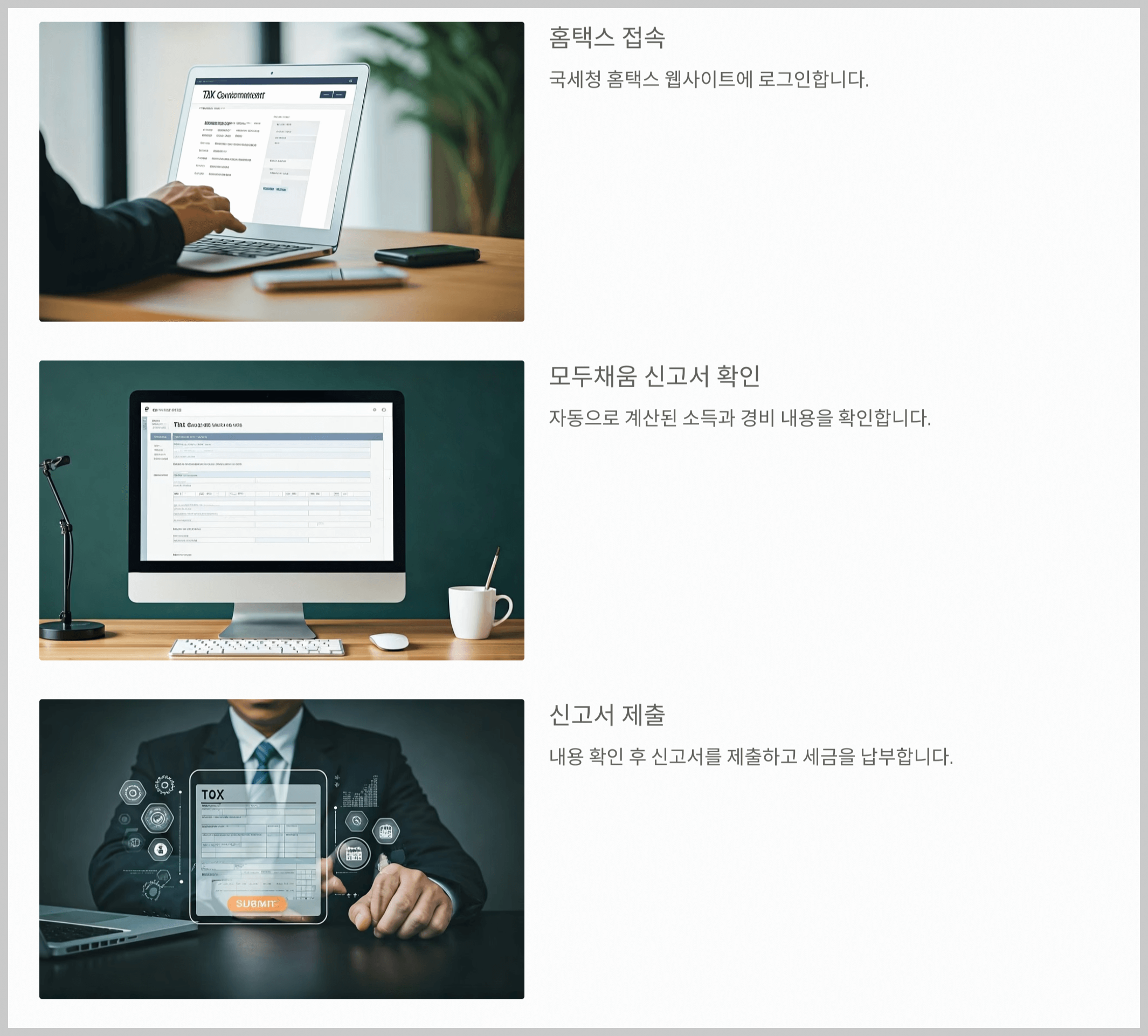 종합소득세 간편하게 신고하는 방법