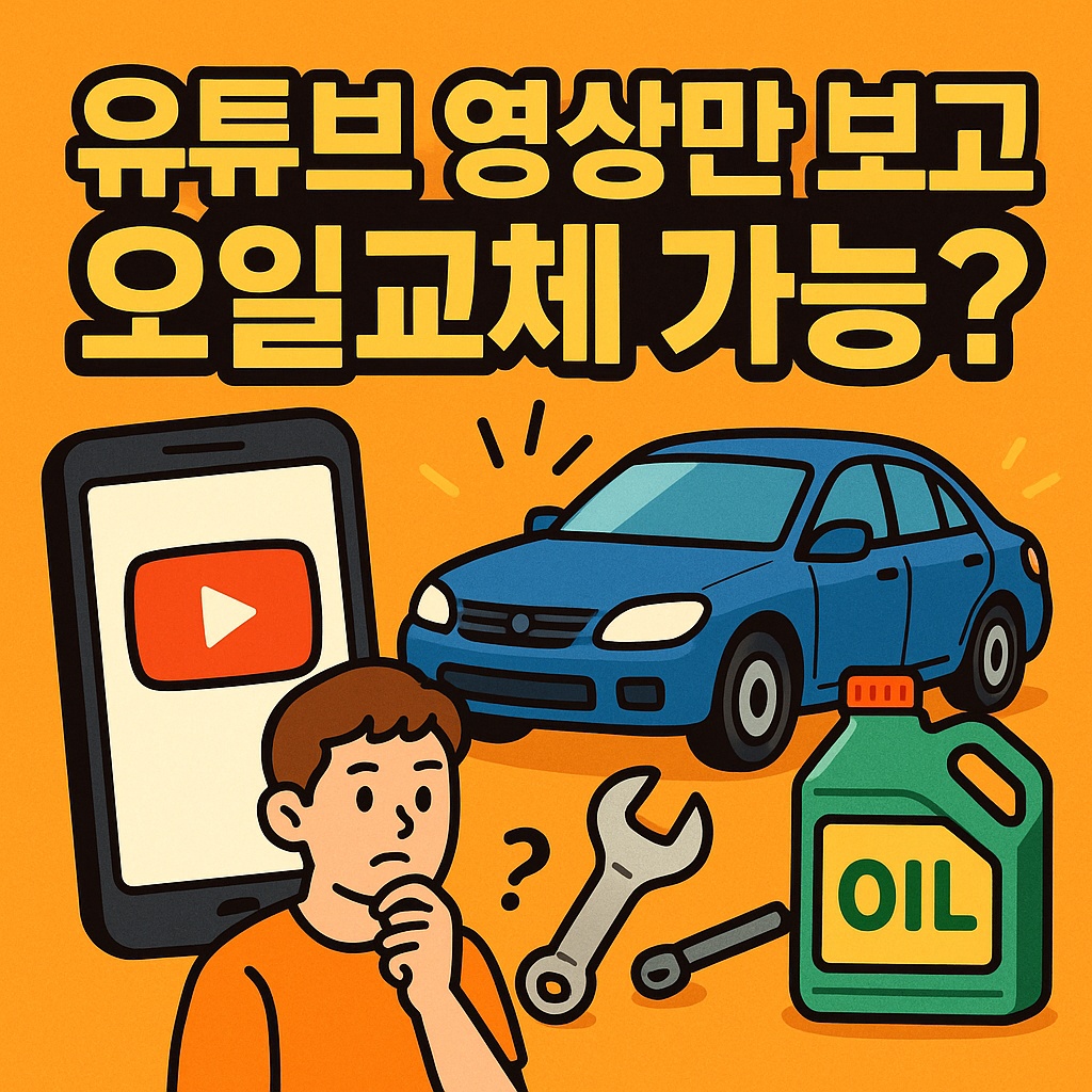 유튜브영상만 보고 오일교체 가능할까?