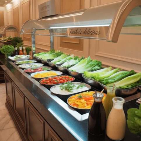 샐러드바 & 애피타이저 코너 이미지