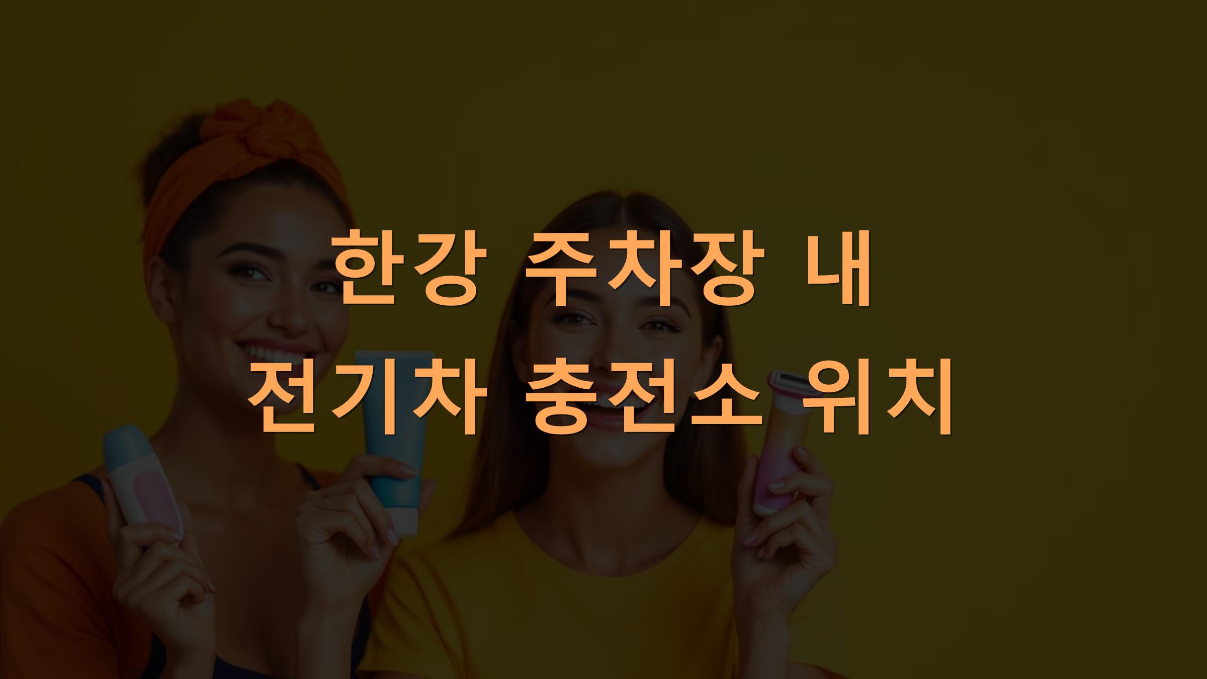 한강 주차장 내 전기차 충전소 위치