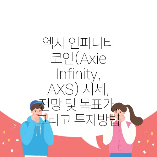 엑시 인피니티 코인(Axie Infinity, AXS) 시세, 전망 및 목표가, 그리고 투자방법
