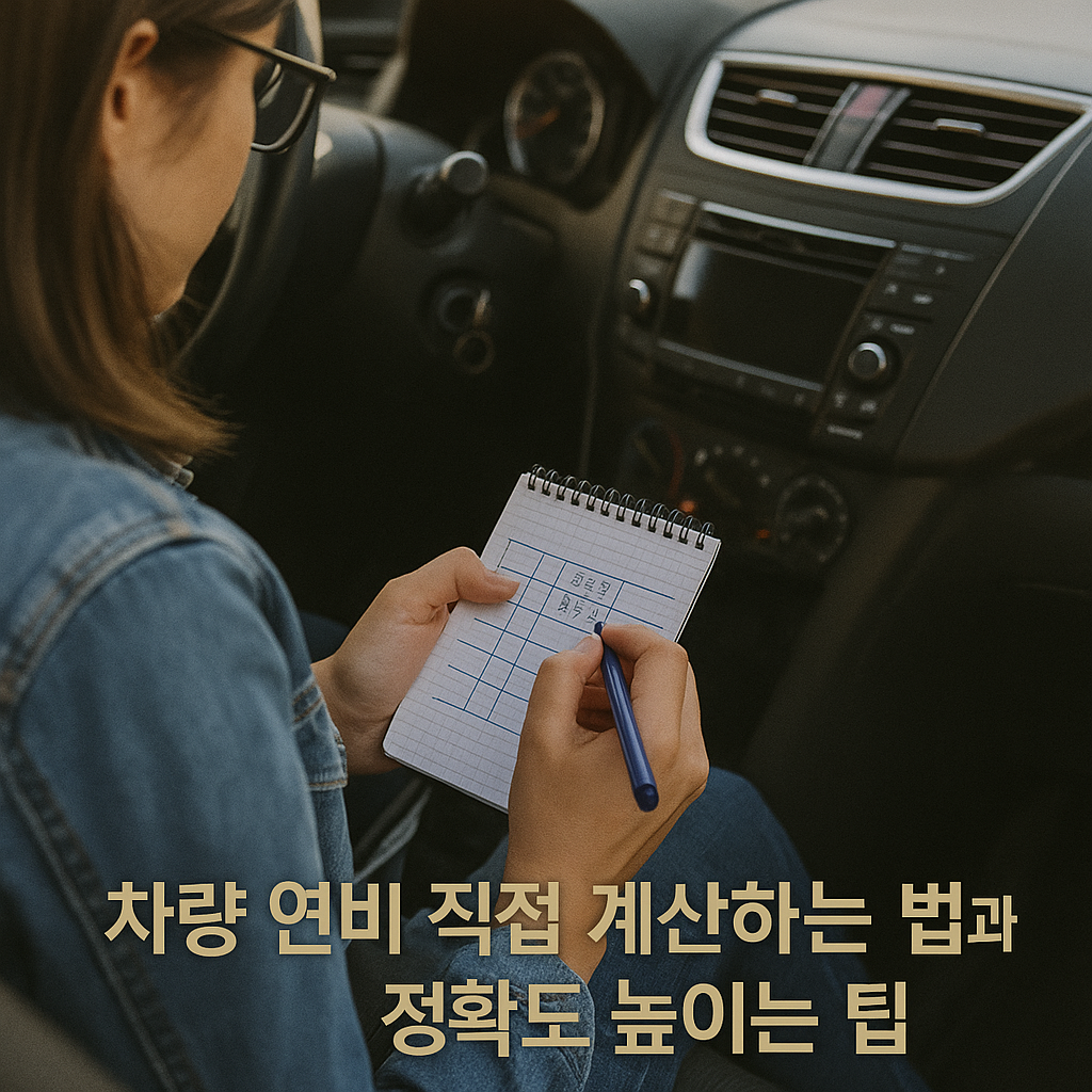 차량 연비 직접 계산하는 법과 정확도 높이는 팁