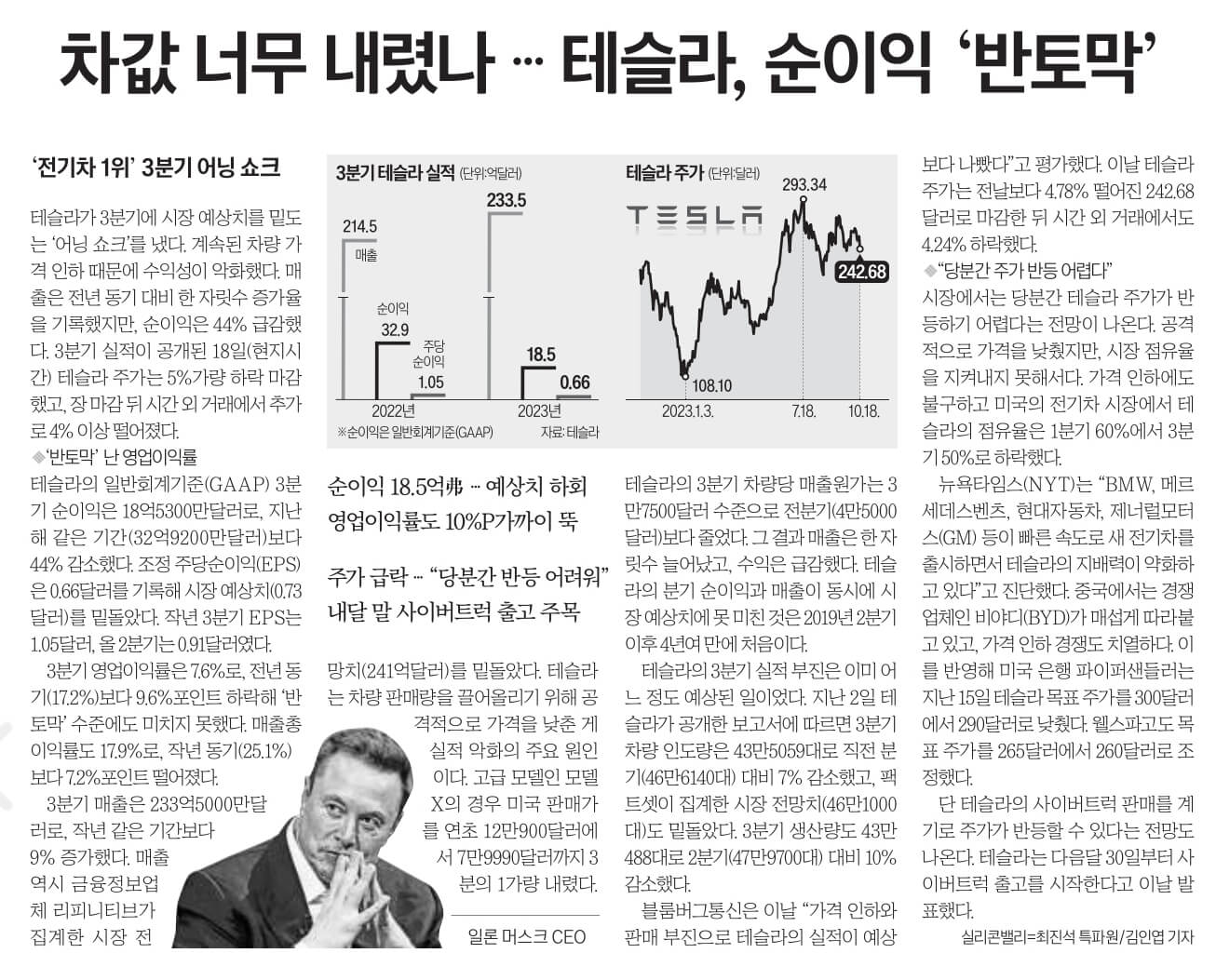 10월 20일 금 경제뉴스 신문스크랩
