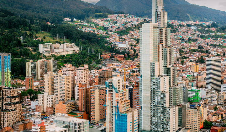 콜롬비아 수도 보고타 이미지