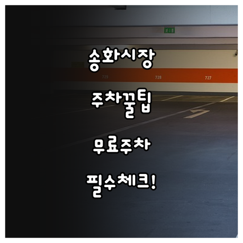 우장산역 송화시장 주차장 이용 방법 ..