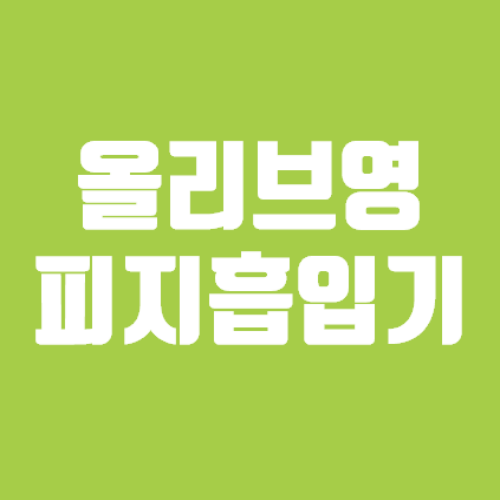 올리브영 피지흡입기