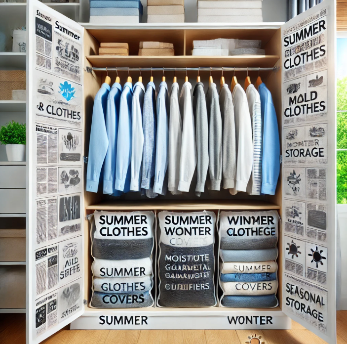 계절별 옷 보관 방법 및 곰팡이 방지법 사진