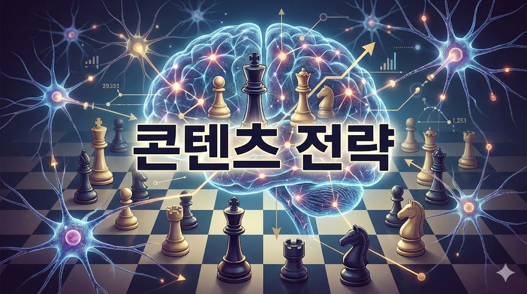 정교한 콘텐츠 기획 및 전략 이미지
