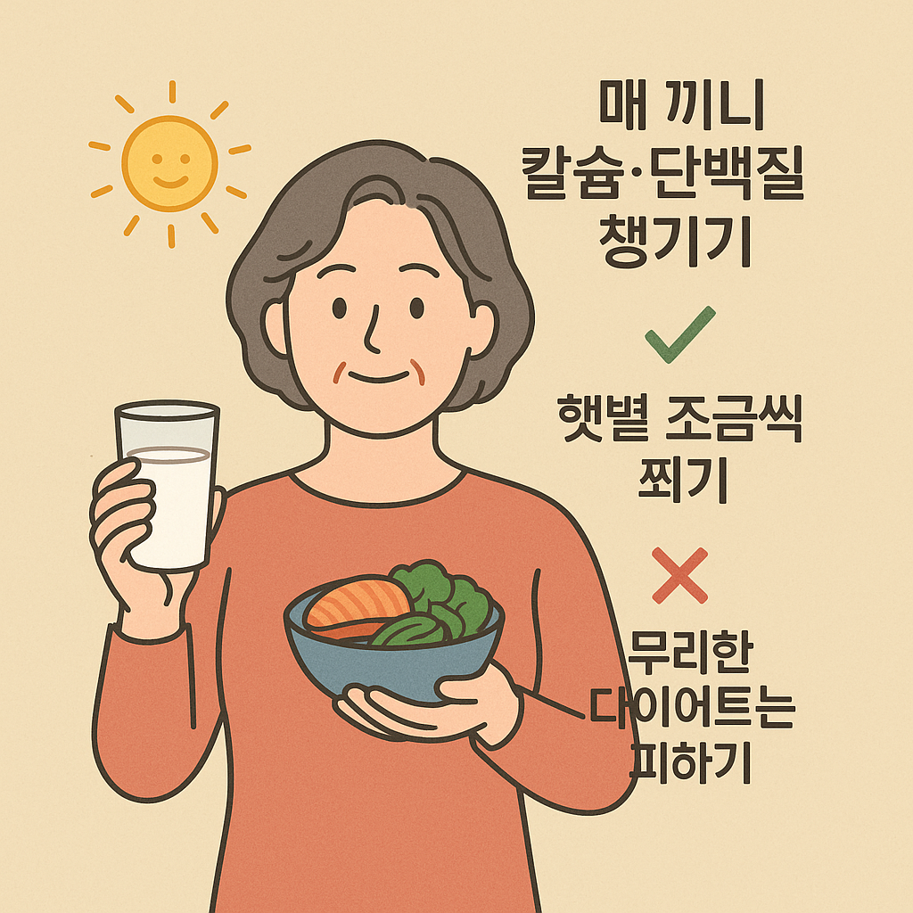 골다공증 다이어트 식단
