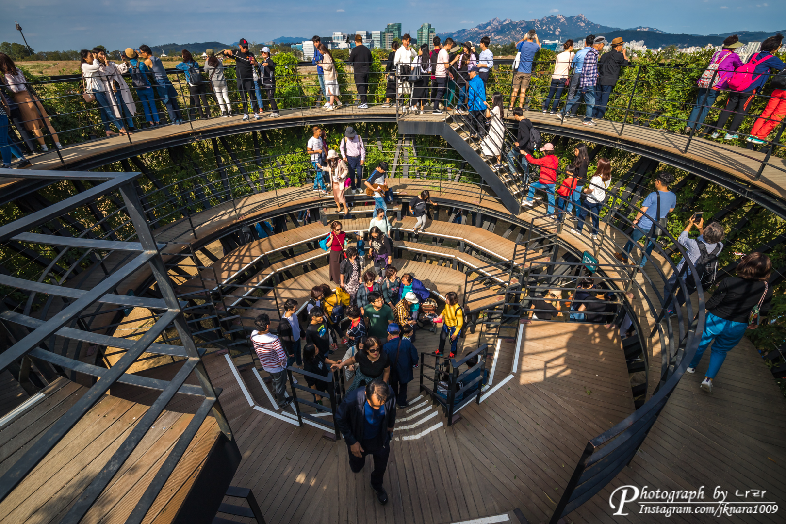 하늘공원 전망대 내부