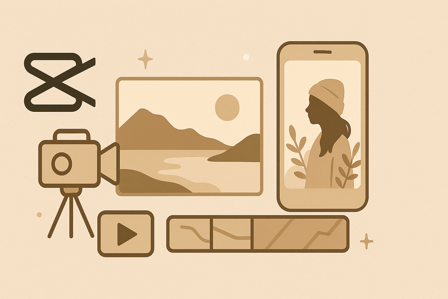 캡컷으로 만드는 감성 브이로그(Ai생성이미지)