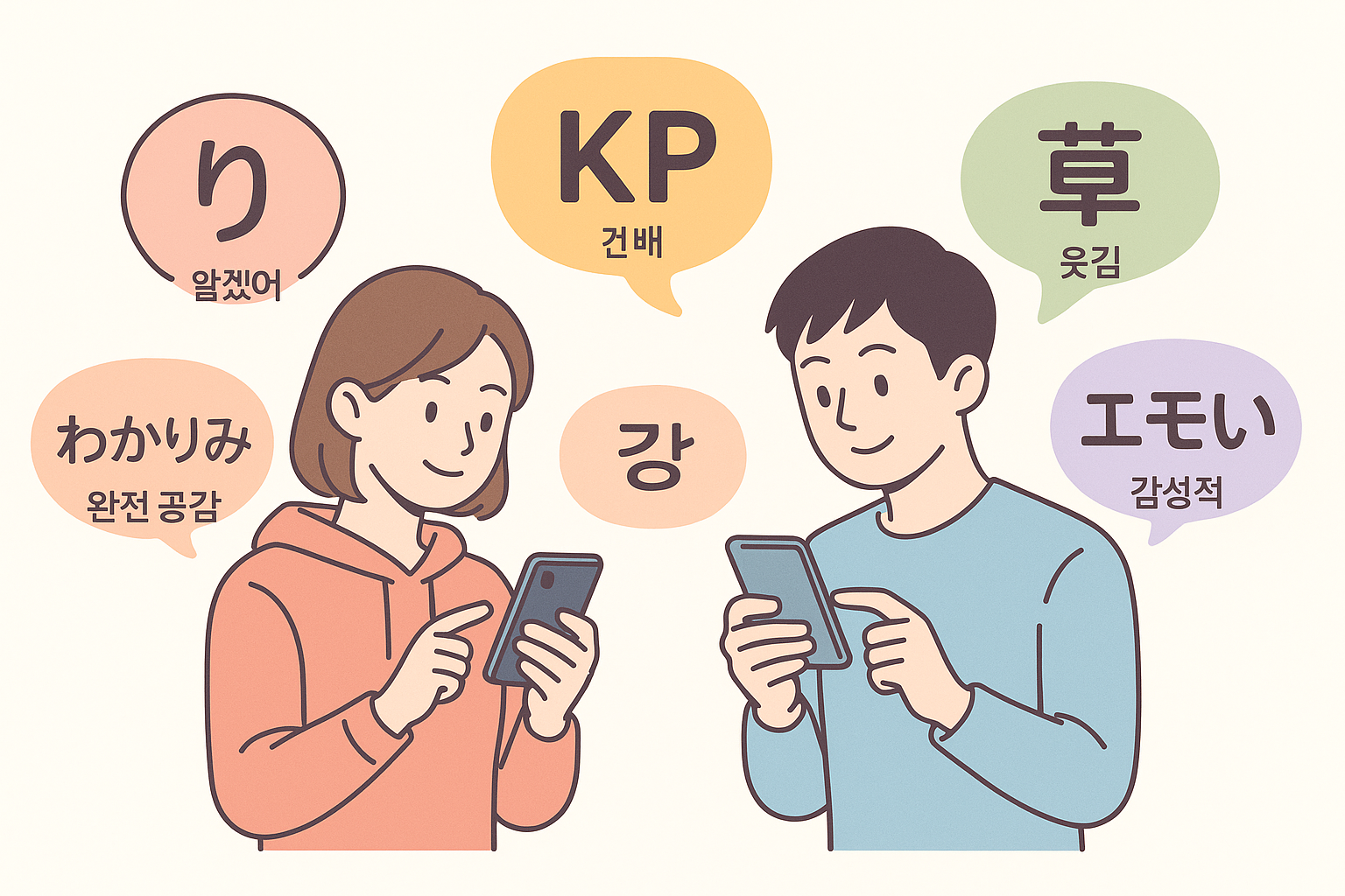 일본 MZ 세대 줄임말