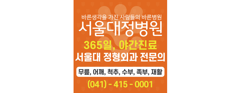 천안 서북구 정형외과