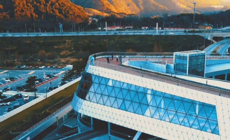 내린천휴게소 전망대