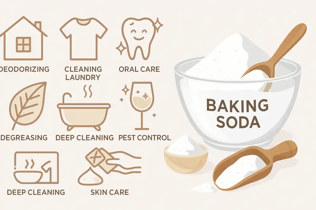 베이킹소다-7가지-활용방법을-나열한-일러스트